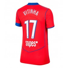 Paris Saint-Germain Vitinha #17 Tredje Tröja Dam 2025-26 Korta ärmar